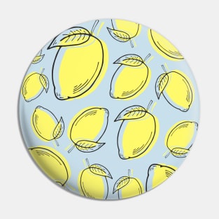 Feel Lemon Summer Pattern Pin