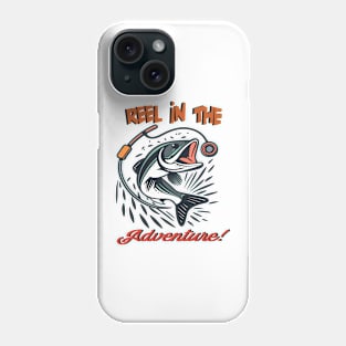 "Reel in the Adventure" design Phone Case