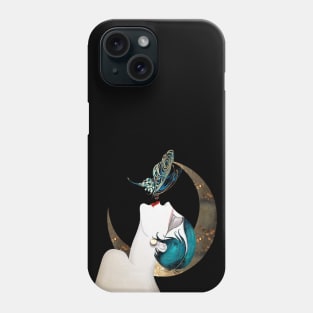 Butterfly Kiss Art Deco Woman Phone Case