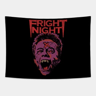 Fear and horror in a Vampire Fright Night Tapestry