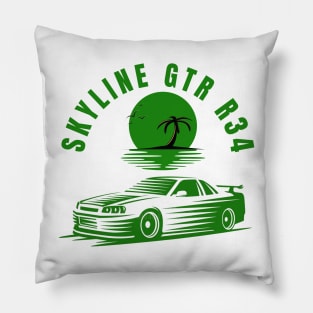 Skyline GTR R34 Pillow