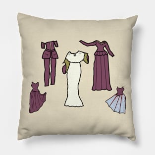 Avant Garde Gowns in Berry Purple Pillow