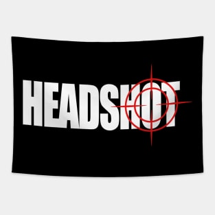 head in the shot Tapestry