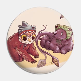 RPG Monsters in Cat Hats Pin