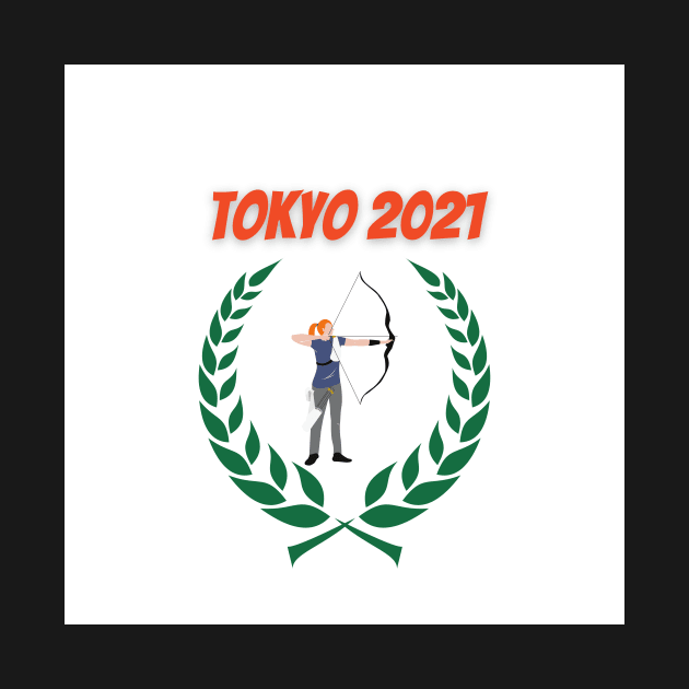 Archery Tokyo 2021 Olympics by Slick T's