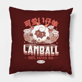 Lamball Wool Emblem Pillow