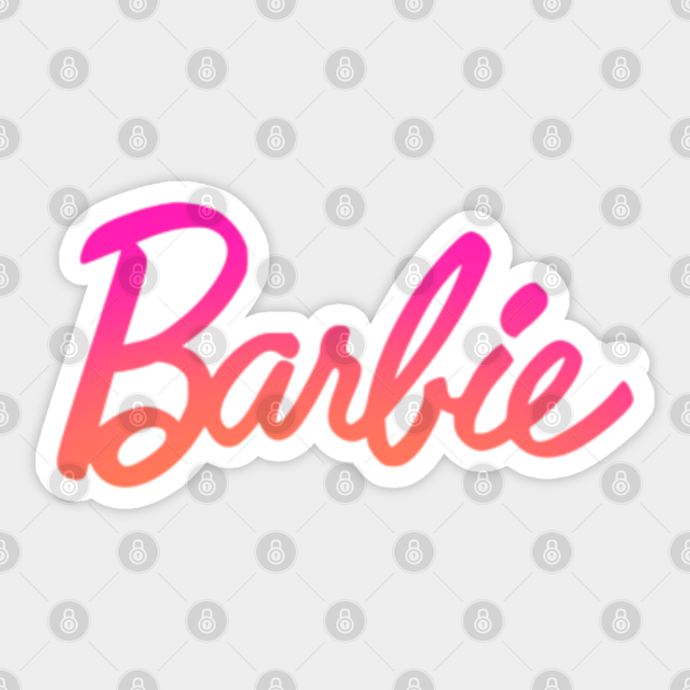 Barbie - Sunset logo - Barbie - Sticker | TeePublic