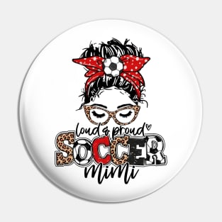 Soccer Mimi Leopard - Loud And Proud Soccer Mimi Pin