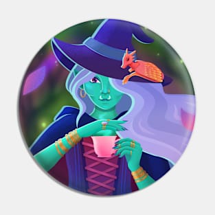 Witch's Garden Pin