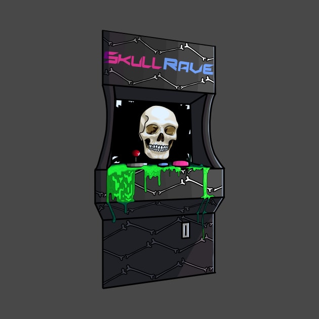 Skull Rave Arcade Machine by Krum Gallery