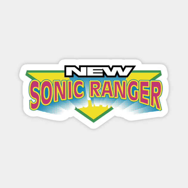 NEW SONIC RANGER - HK BOOTLEG TOY Magnet by Djust85