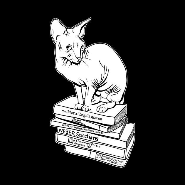 Marxist Cat by TriciaRobinsonIllustration