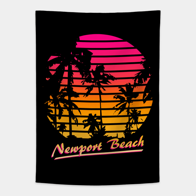 Newport Beach Tapestry by Nerd_art