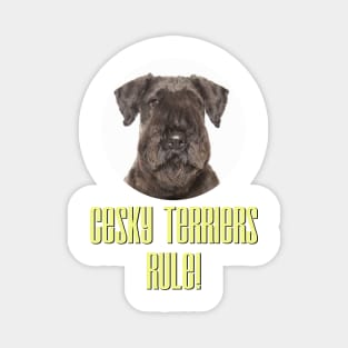 Cesky Terriers Rule! Magnet