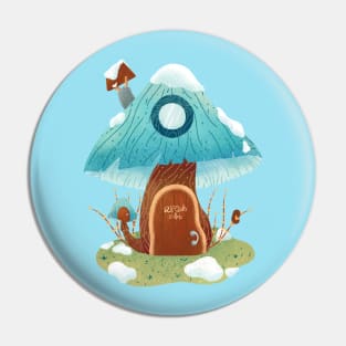 Mushroom house Pin