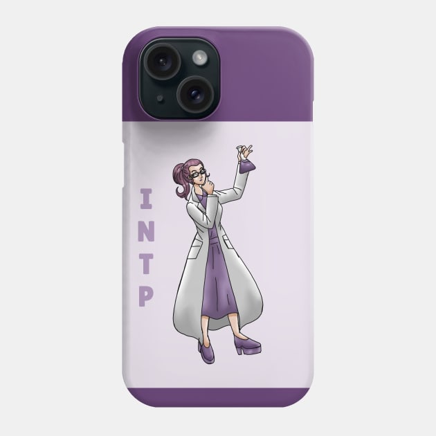 ANIME GIRL MBTI INTP Phone Case by MIZART