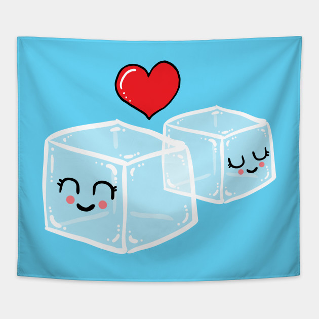 Ice cubes in love