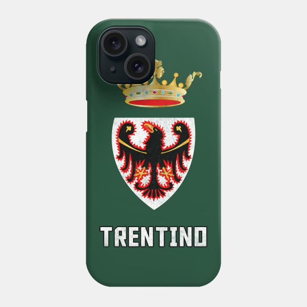 Trentino / Italy Region Flag Design Phone Case by DankFutura