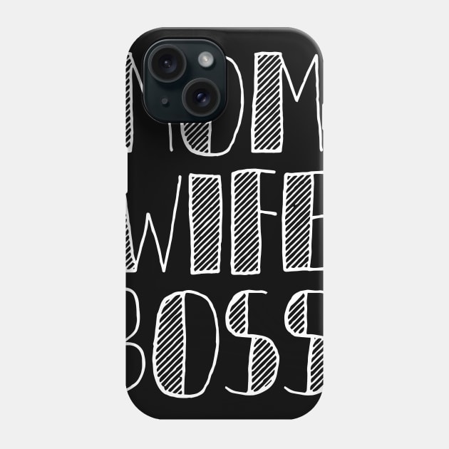 Mom Wife Boss Mother_s Day gift For Boss Moms Tank-Top Phone Case by Simpsonfft