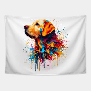 Golden Retriever Dog Colors Tapestry