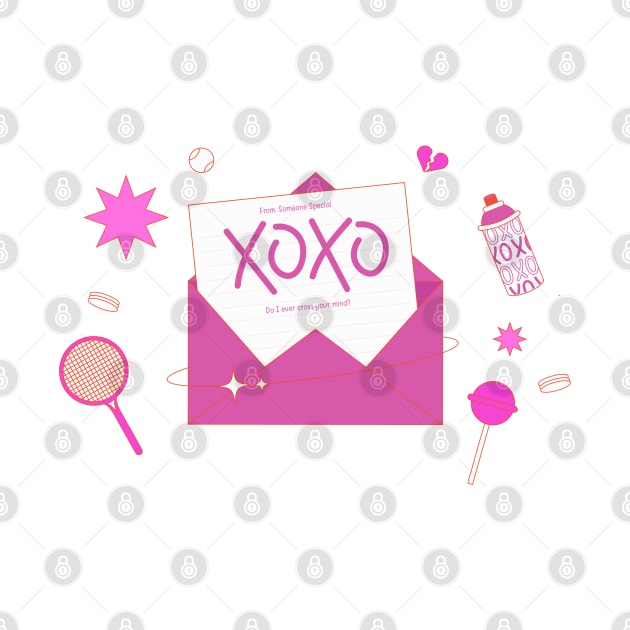 XOXO LOVE Girly Merchandise by Kreates Studio