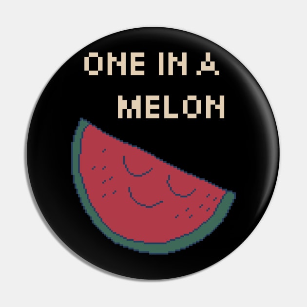 One In A Melon. 8Bit Pixel Art. One in a million. Pin by pxlboy