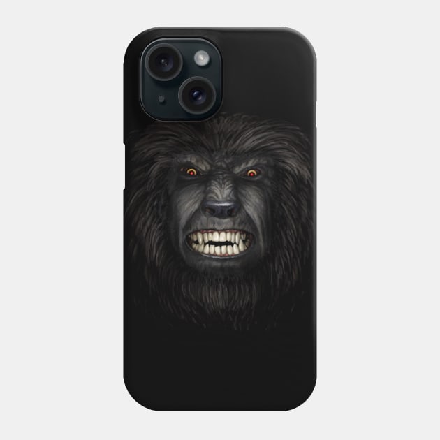 Redeye Wolfman Phone Case by Viergacht