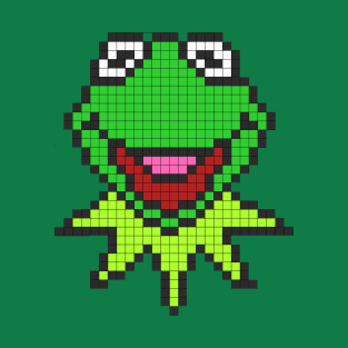 POXELART - Kermit the Muppets T-Shirt