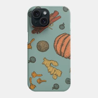 Pumpkin spice vintage colors Phone Case