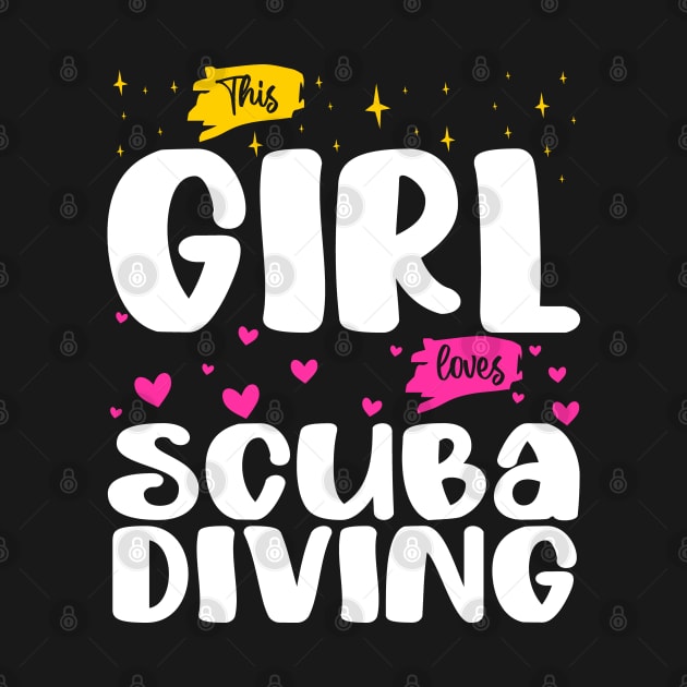 This Girl Loves Scuba Diving - Ocean Explorer by BenTee