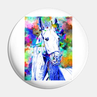 Blue Horse Pin