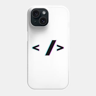 Self-closing HTML tag Phone Case