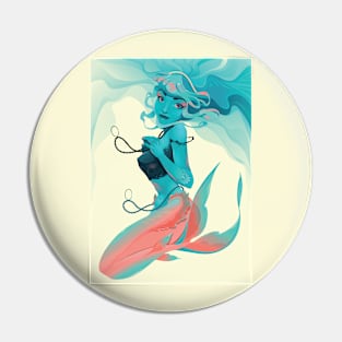 Mermaid 2 Pin