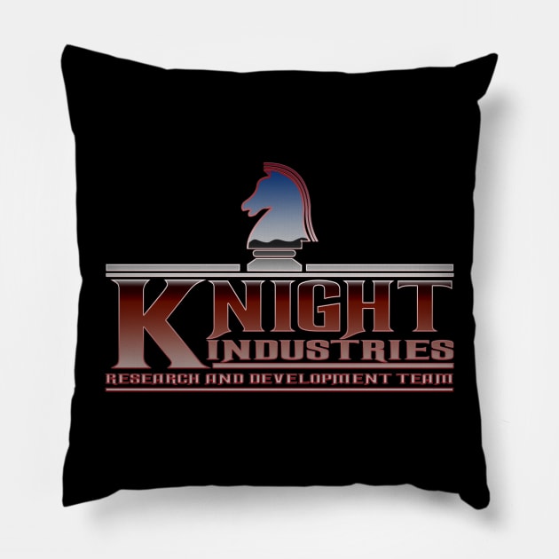 Knight Industries R&D Team Pillow by SimonBreeze