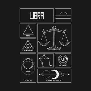 Libra Profile - Astrology Signs T-Shirt