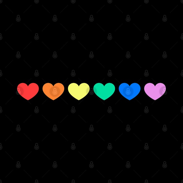 Rainbow Hearts Pride by Chiko&Molly