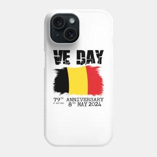 VE Day: Honoring Peace with Belgium Phone Case