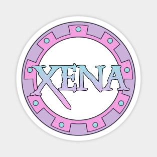 Xena Pastel Chakram Magnet