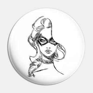 Sketch of Felicia hardy Pin