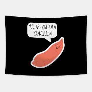 You Are One In A Yam-illion Funny Sweet Potato Tapestry