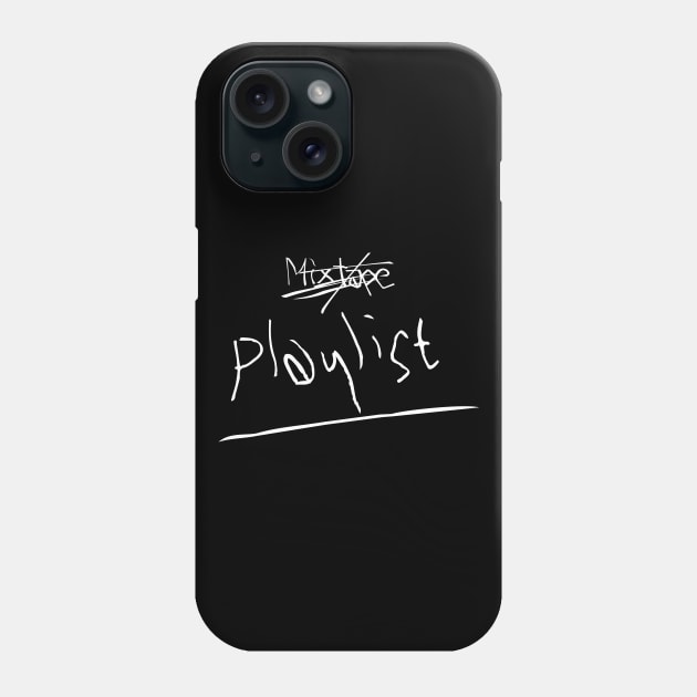 RM PLAYLIST 'MONO' BLACK (BTS) Phone Case by goldiecloset