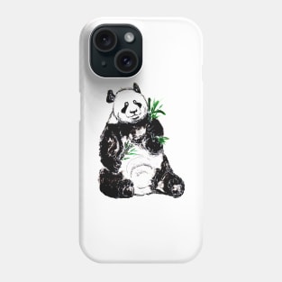 Black and White Big Panda Phone Case