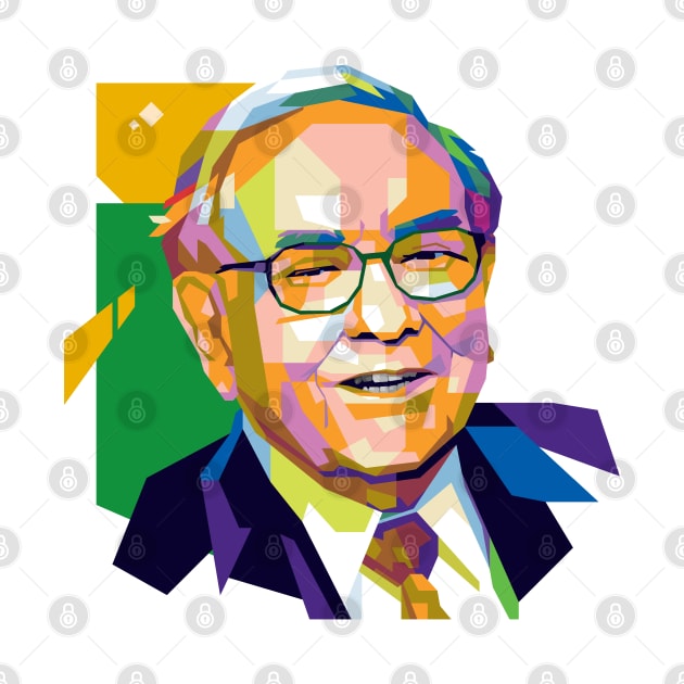 Warren Buffett Popart by ifatin