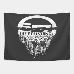 Scan 7 United - The Resistance (white) Tapestry