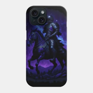 "Warrior of the Night: A Magical Warrior Embracing Splendor" Phone Case