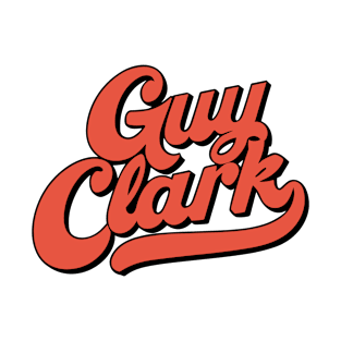 Guy Clark // Typography T-Shirt