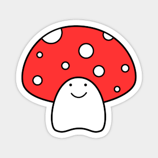 Red Mushroom Magnet