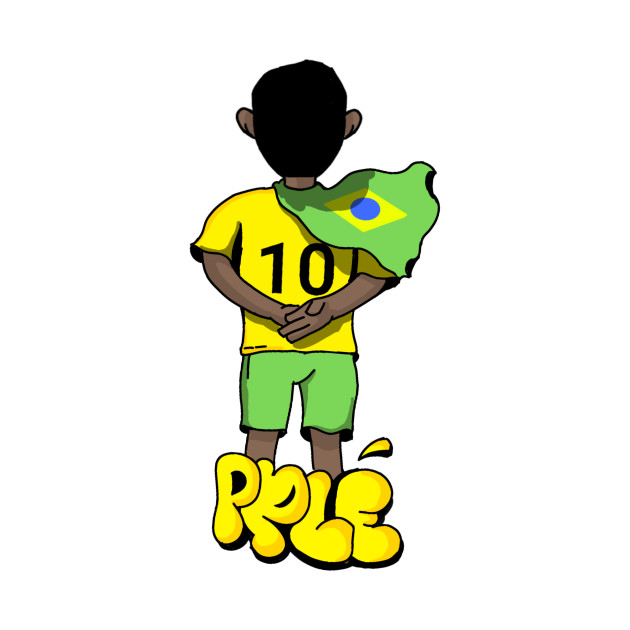 Pele Legends never Die Rip by Boobles 