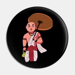 Cartoon Indian man Pin