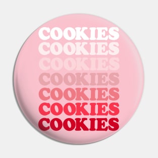 COOKIES retro gradient Pin